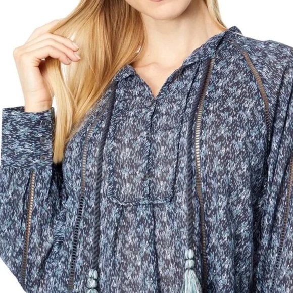 NWT Joie Dracha Tie Neck Blouse - Picture 5 of 15